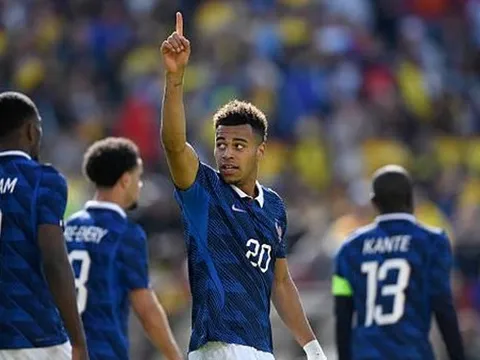 Sao trẻ Doue rực sáng ngày Pháp thắng dễ Colombia