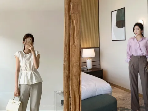 4 cách phối sơ mi và quần ống rộng giúp phong cách luôn mới mẻ, thanh lịch