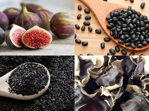 4 thực phẩm màu đen tốt cho sức khỏe