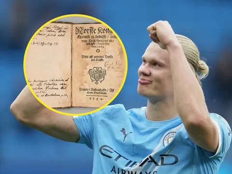 Haaland vung 100 ngàn bảng mua sách cổ hiến tặng quê nhà