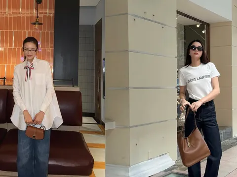 4 cách mix quần jeans ống rộng chuẩn style sao Việt cho mùa hè