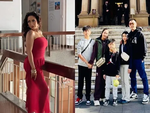 Cô giáo Hải Phòng nổi tiếng cả nước sóng sánh da nâu đầy gợi cảm, cho 3 con học trường quốc tế đắt hơn ở Úc