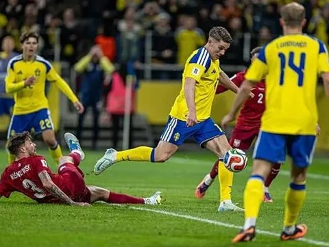 Gyokeres ghi bàn phút 88 đưa Thụy Điển tới World Cup