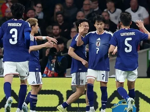 Nhật Bản trở thành đội châu Á đầu tiên hạ gục tuyển Anh