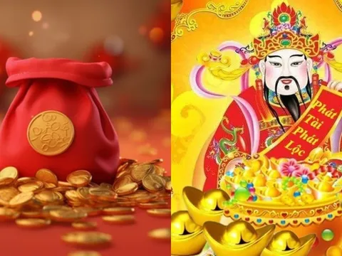 Vận đỏ như son từ 0h ngày 15/2 âm: 3 tuổi được Thần Tài dúi tiền tận tay, của cải chất đống