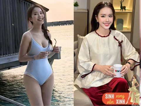 MC trẻ xinh nhất nhì VTV khoe dáng nuột với bikini khiến người xem “ngộp thở”, không ngờ đã sinh 2 con, chồng là Tiến sĩ