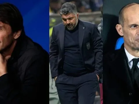 Italy nhắm Conte và Allegri thay thế Gattuso