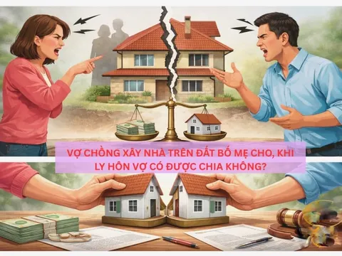Xây nhà trên đất nhà chồng: Ly hôn có được chia đôi không?