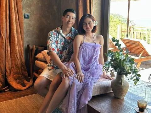 Hương Giang lần đầu khoe rõ mặt ông xã hơn 11 tuổi, đưa ra lời khuyên: “Nhất định phải lấy chồng giàu”