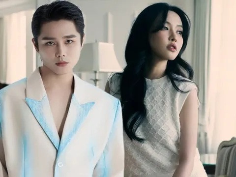 Bích Phương - Tăng Duy Tân tay trong tay đi sự kiện