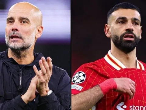 Pep Guardiola gọi Mohamed Salah là huyền thoại bóng đá Anh