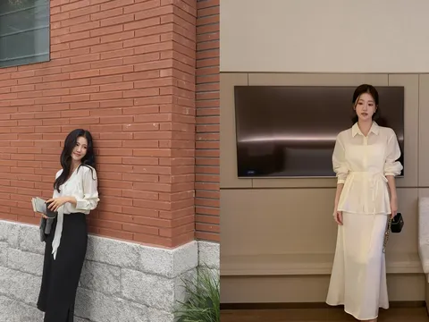 Áo blouse và chân váy: công thức mặc đẹp giúp nàng công sở ghi điểm tinh tế