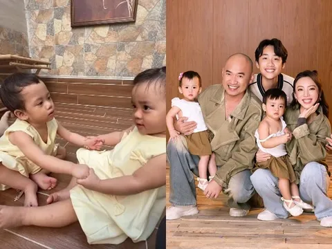 Sao Việt 24h: Tiến Luật khoe cặp sinh đôi, tiết lộ 2 bé là phiên bản mini của mình và bà xã Thu Trang