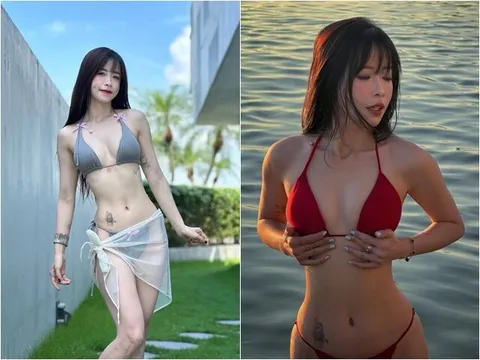 Chị đẹp Việt Nam là nữ vận động viên nhiều "vàng": Đẹp rực lửa trong loạt ảnh bikini bé xíu, U40 chưa chồng