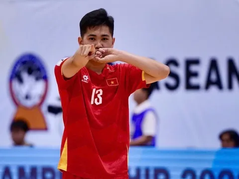 ĐT futsal VN đè bẹp Myanmar 4-0 trận ra quân