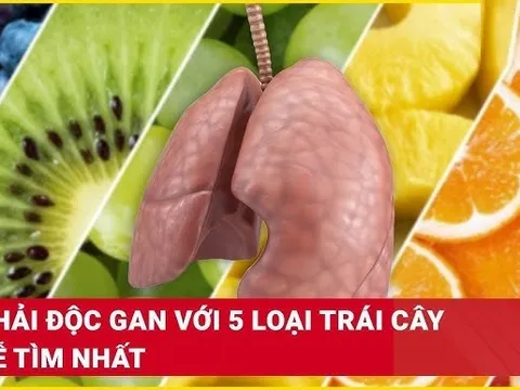 5 loại quả bổ gan - mát ruột, thải hết độc tố ra ngoài