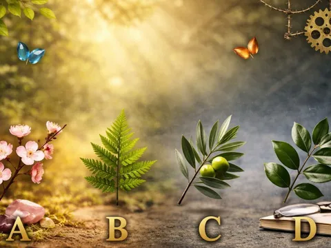 Quiz: chọn 1 cành lá bạn thích nhất: Bạn là người giàu cảm xúc hay thiên về lý trí?