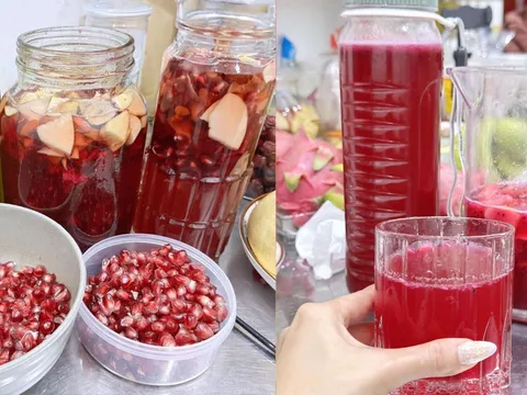 Cách làm nước uống enzyme trái cây chỉ với 2 nguyên liệu, tốt cho tiêu hóa, dùng thay nước ngọt có ga