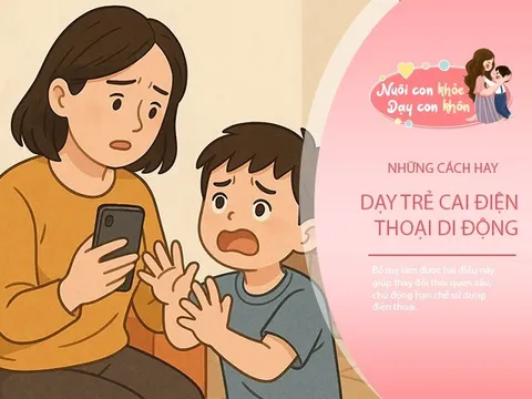 Bố mẹ làm đúng 2 bước này, con "cai nghiện" thành công điện thoại di động