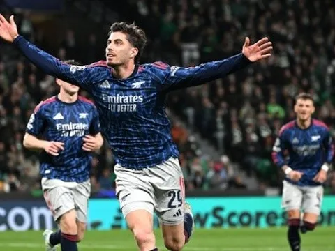 Kai Havertz hóa người hùng, Arsenal hạ gục Sporting ở phút 90+1'