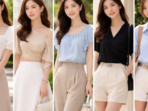 5 kiểu áo mùa Hè giúp che bắp tay khéo léo, mặc lên nhìn gọn gàng hơn hẳn
