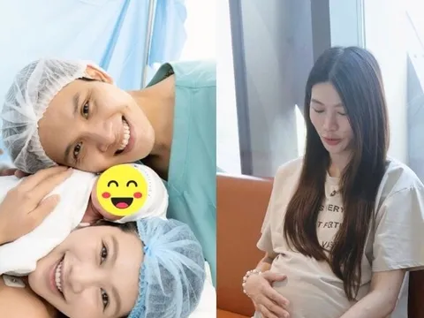 Á hậu Chế Nguyễn Quỳnh Châu sinh con trai đầu lòng