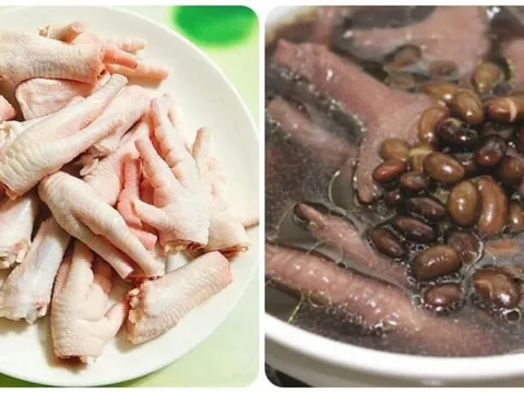 Hầm đậu đen với chân gà, thấy ngay lợi ích quý giá cho cả nhà