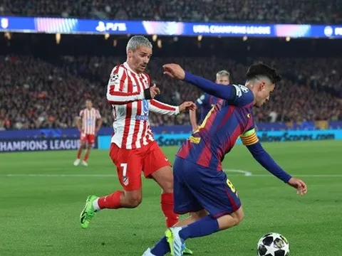 Pedri dính chấn thương gân kheo ở trận thua Atletico