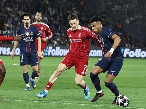 Desire Doue khẳng định đẳng cấp trước Liverpool