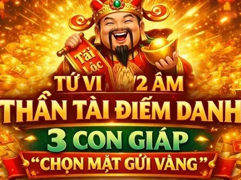 3 con giáp thần Tài Chọn Mặt Gửi Vàng, nhận toàn tin tốt