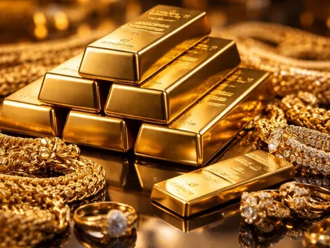 Bảng giá vàng 9999 24K 18K SJC DOJI PNJ hôm nay 9/4/2026