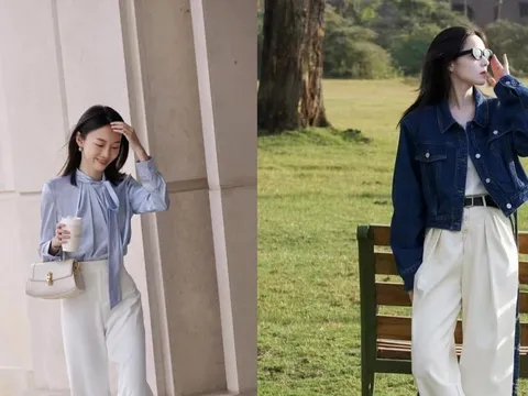 4 cách phối quần trắng giúp diện mạo trẻ trung, thanh lịch hơn hẳn quần jeans