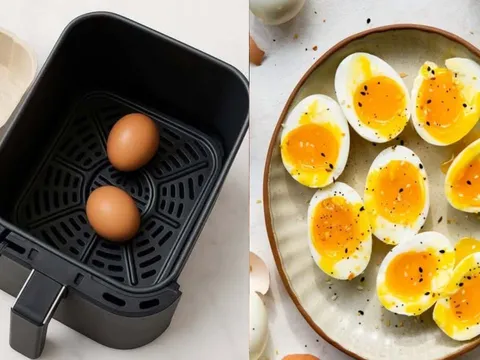 Mẹo làm trứng lòng đào bằng nồi chiên không dầu, đảm bảo thành công, không sợ nứt vỏ