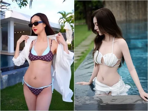 Vợ cao 1m8, kém 17 tuổi của Hồ Quang Hiếu đẹp nảy nở sau sinh, đúng chuẩn "gái một con trông mòn con mắt"