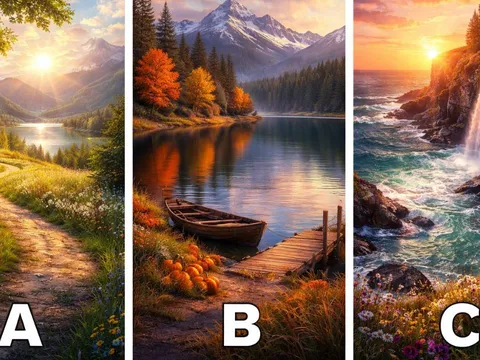 Quiz: Chọn một bức tranh phong cảnh bạn thích nhất: Hé lộ giai đoạn may mắn sắp đến với bạn