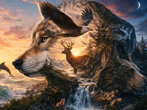 Quiz: Bạn nhìn thấy con gì đầu tiên? Bài trắc nghiệm hé lộ vận may tuần tới