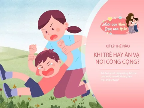 Con lăn ra "ăn vạ" giữa chốn đông người, câu nói "chốt đơn" này dạy con thay đổi thái độ
