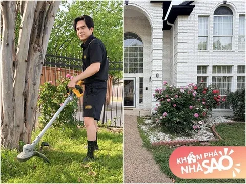 Đan Trường sống độc thân trong cơ ngơi rộng: Dàn hoa hồng cao gần bằng người, cỏ mọc um tùm sau mấy tháng đi xa