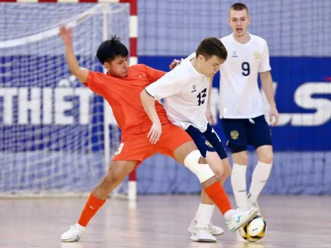 Thua U19 Nga 0-5, futsal U19 Việt Nam nhận bài học lớn
