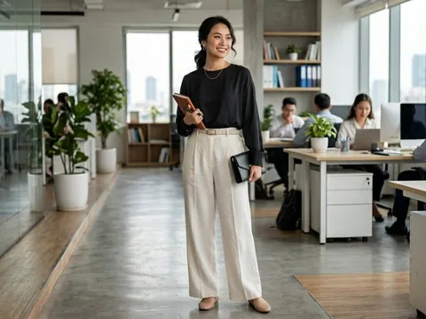 Áo blouse đen: Item “nhỏ mà có võ” giúp bạn mặc đẹp 7 ngày không trùng lặp