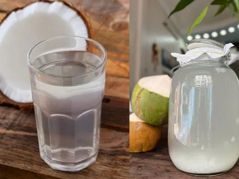 Cách làm nước dừa lên men, tốt hơn nước ngọt có ga, giúp nhuận tràng, đẹp da