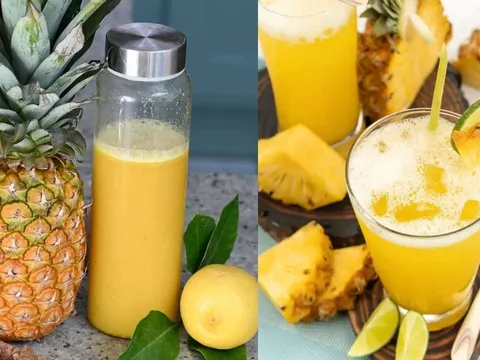 Cách uống nước ép dứa giúp giảm cân nhanh, eo thon, không xót ruột