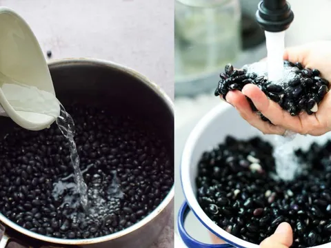 Vì sao phải ngâm đậu đen qua đêm trước khi nấu?