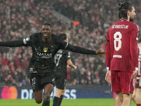 Dembele rực sáng, PSG tiễn Liverpool rời Champions League