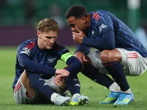 Odegaard báo tin dữ cho Arsenal trước tuần thi đấu quyết định