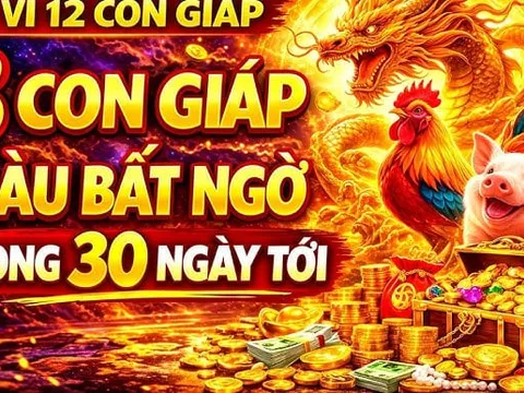 Giờ Vàng điểm đúng 00h00 đêm nay (16/4/2026), 3 con giáp mệnh Rồng vận Phượng, giàu có đổi đời