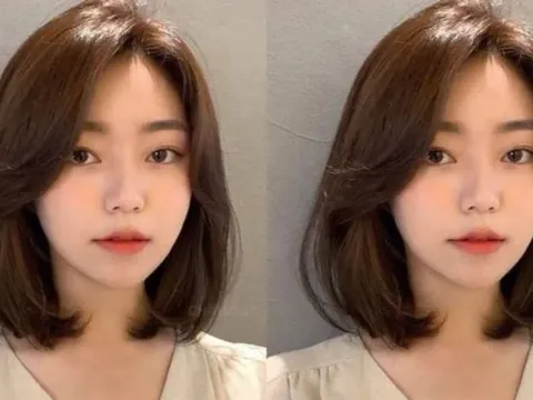 Tóc uốn cụp giúp gương mặt thon gọn, hack nhan sắc rõ rệt