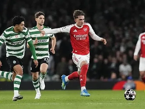 Thoát hiểm trước Sporting, Arsenal ghi tên vào bán kết C1