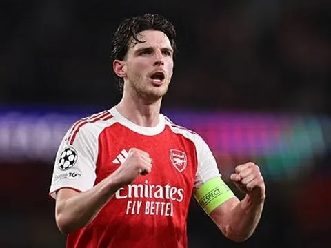 Declan Rice tuyên bố Arsenal không quan tâm đến dư luận