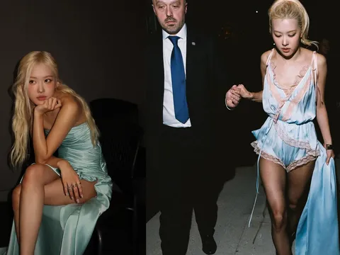 Rosé và loạt công thức diện đồ lụa khiến xu hướng này “hot” trở lại